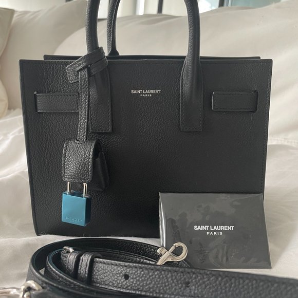 Saint Laurent Black Nano Sac Du Jour - Picture 6 of 6
